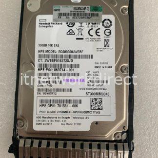 HP 872735-001 872475-B21 300G SAS 2.5 10K 12G G9 G10 Hard Disk